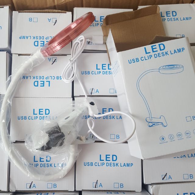 Đèn led kẹp bàn làm nail