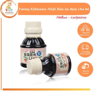Nước tương tảo bẹ hokkaido kid & mama 100ml nhật bản