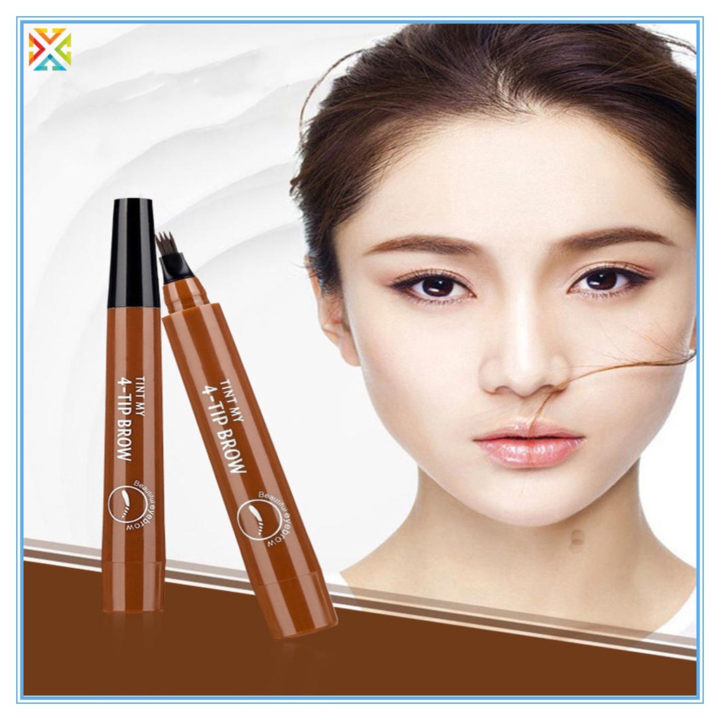 Bút Kẻ Lông Mày Dạng Lỏng Hai Đầu Không Nhòe Lâu Trôi