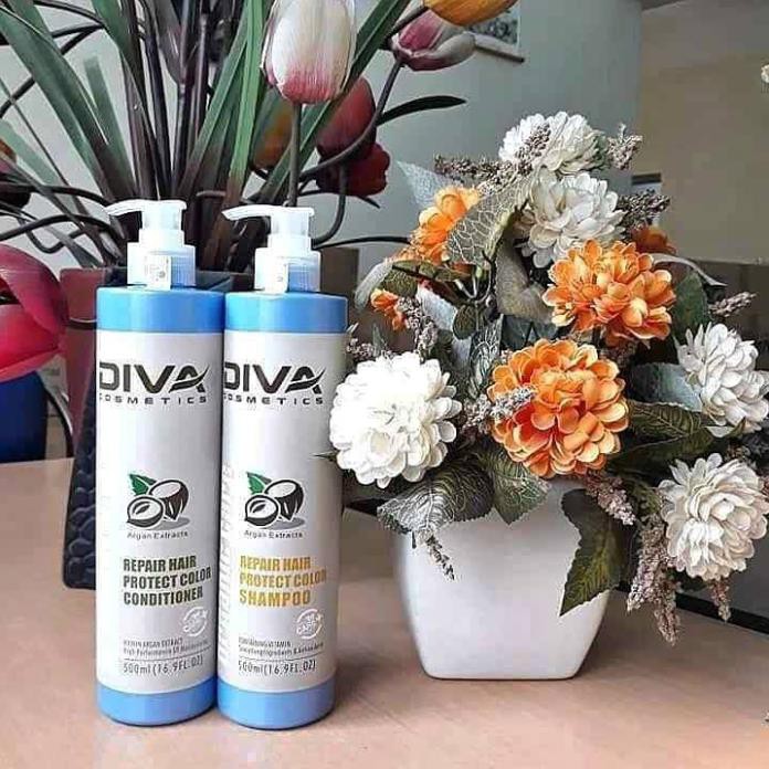 [DIVA CHÍNH HÃNG] Cặp gội xả DIVA 750ML, Dầu gội DIVA + Dầu Xả DIVA COLLAGE siêu giữ màu, phục hồi hư tổn, siêu mềm mượt