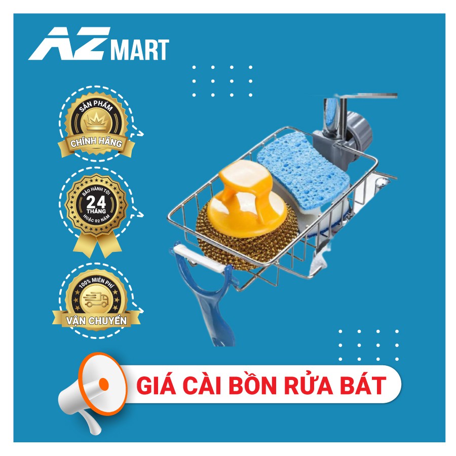 Giá Cài Inox Bồn Rửa Bát - Giá Cài Đồ - Siêu Tiên Dụng