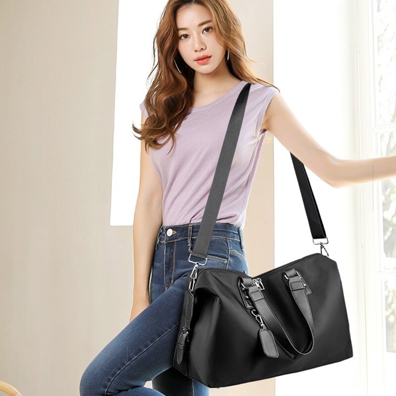 Túi Đựng Đồ Tập Gym/Yoga Bằng Vải Oxford Màu Trơn Đơn Giản Chống Thấm Nước 2022 Cho Nữ