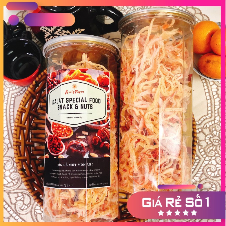 MỰC SỢI HẤP NƯỚC DỪA 300G | HỦ PET - ERIC'S FARM | BigBuy360 - bigbuy360.vn