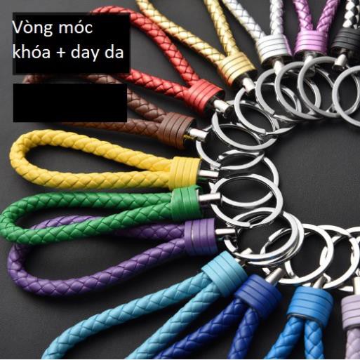 Vòng Da Treo Chùm Chìa Khóa - Hàng Có Sẵn Trong Kho