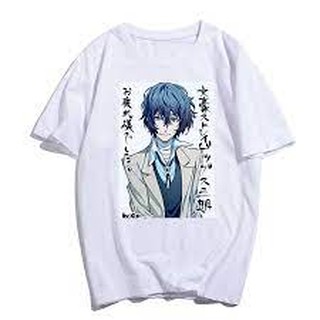 Aó thun nữ tay ngắn in hình  Osamu Dazai Nakajima Atsushi