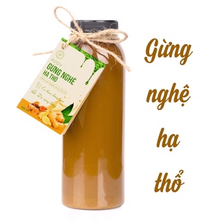 Cốt gừng Nghệ hạ thổ Trí Đức 500ml - Giảm thâm mờ rạn da sau sinh - dưỡng da sáng hồng