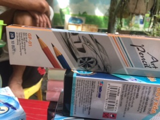 COMBO 5 BÚT CHÌ GỖ THIÊN LONG GP01 2B