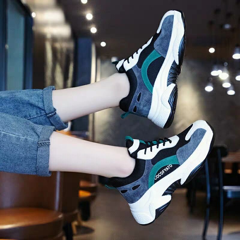 [SIÊU SALE] Giày sneaker nữ cao cấp SF-03 (xanh đen)