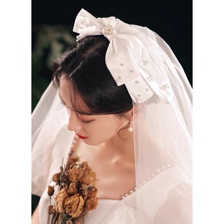 Voan cô dâu nơ ngọc