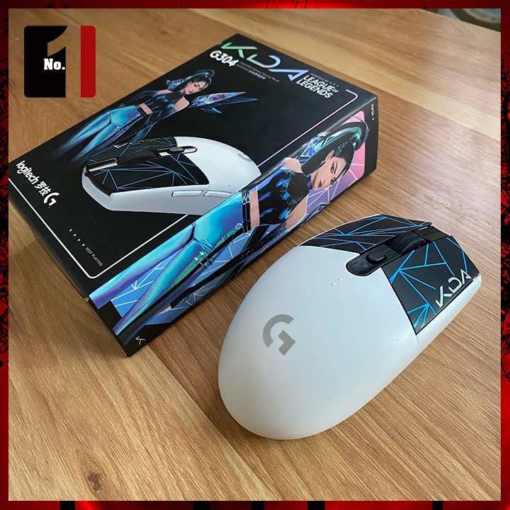 Chuột Gaming Không Dây Máy Tính Màu Trắng Logitech G304 KDA Chuột Vi Tính Laptop Chơi Game Siêu Nhậy