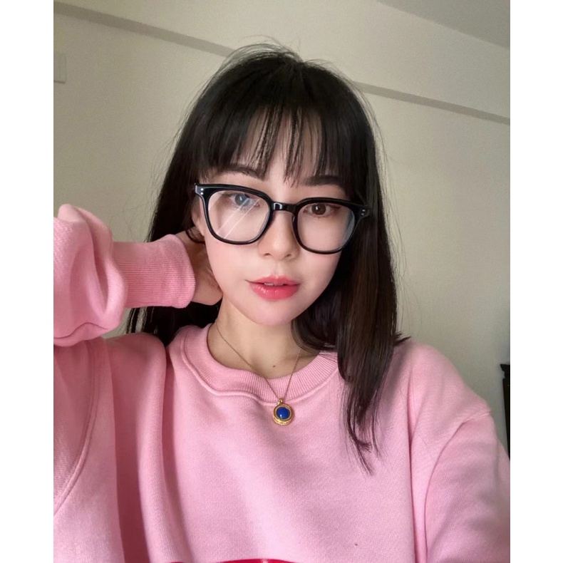 Kính cận VIENDO gọng vuông tròng kính đổi màu chống ánh sáng xanh phong cách thời trang Hàn Quốc cho nam và nữ
