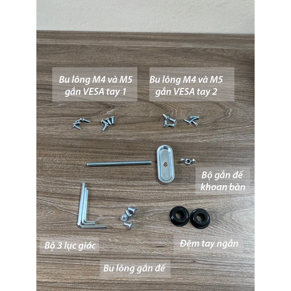 GIÁ TREO MÀN HÌNH MÁY TÍNH NB H180 (17-32inch) Monitor Arm