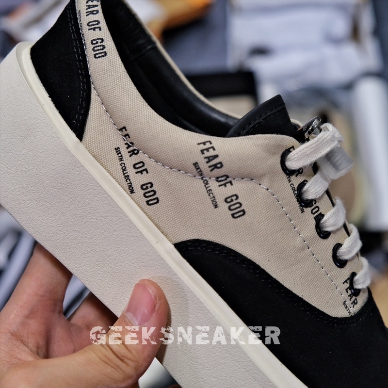 [GeeKSneaker] GIày Fear Of God - FOG 101 - Lace Up Logoed Print ( In Logo )