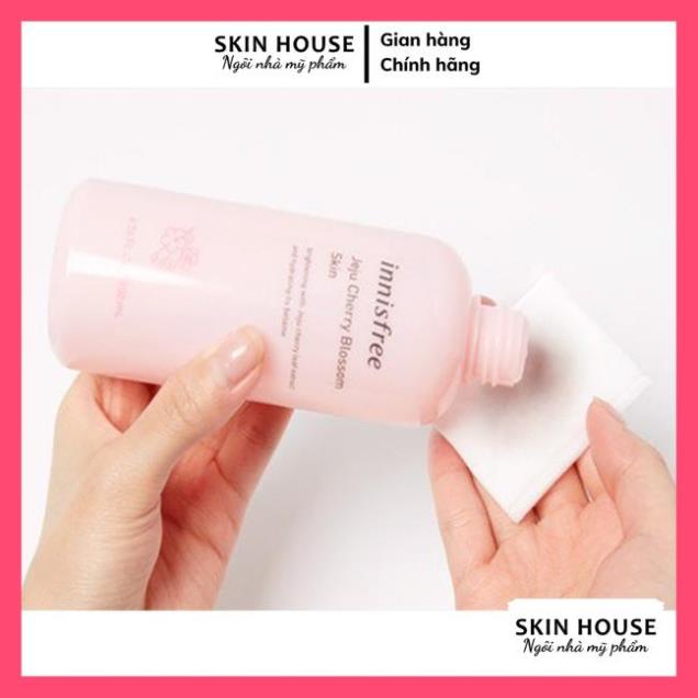 Nước Hoa Hồng Innisfree Jeju Cherry Blossom Làm Sáng Da Và Dưỡng Ẩm