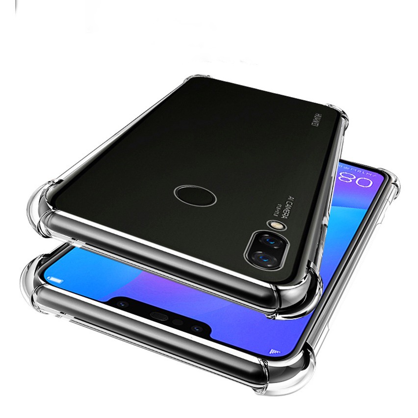 Ốp lưng Huawei Nova 3i / Mate 20 / Mate 20X / Mate 20 Pro dẻo trong suốt lồi 4 góc chống sốc chống va đập lâu ố vàng