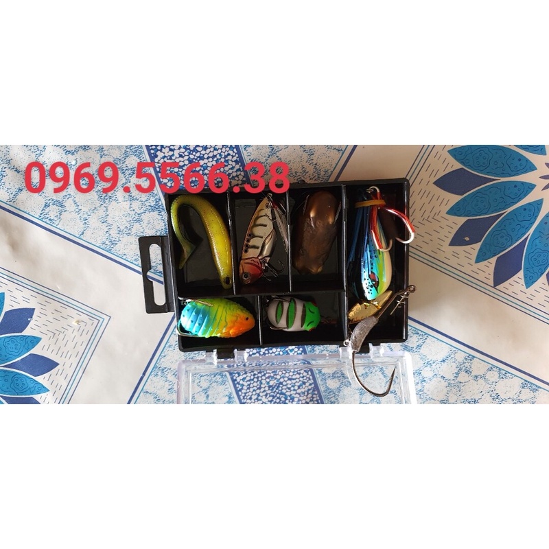 bộ mồi câu lure hàng chính hãng