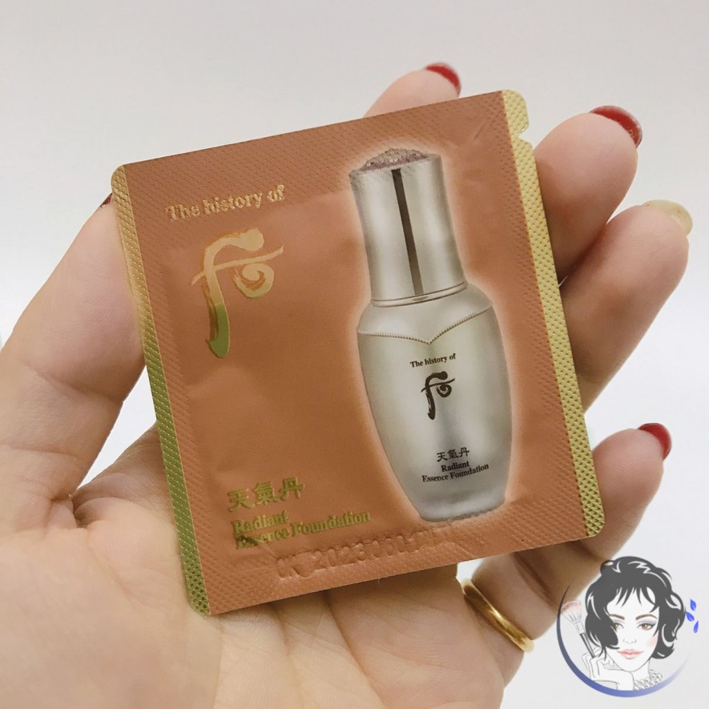 Kem nền trang điểm Whoo Essence Radiant Foundation sample