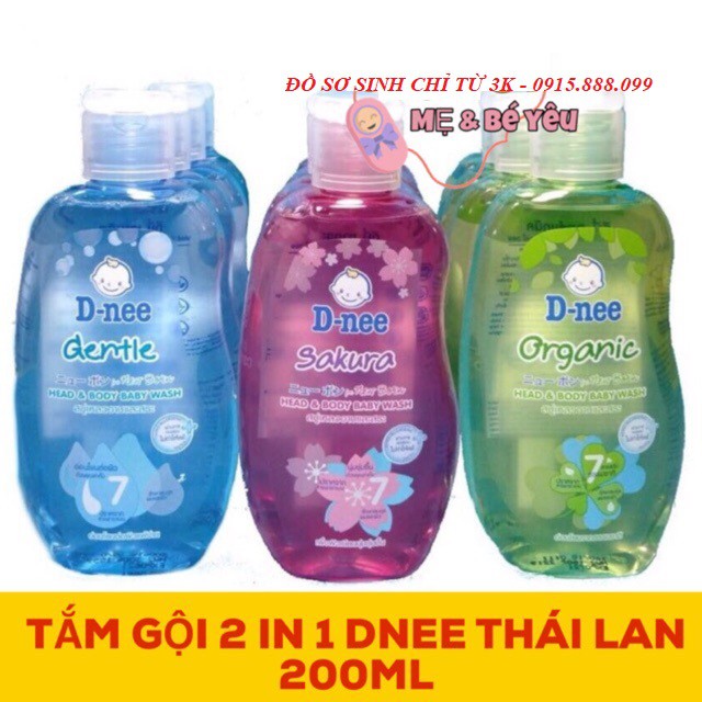 Sữa tắm gội trẻ em số 1 Thái Lan Babi mild Pure Natural