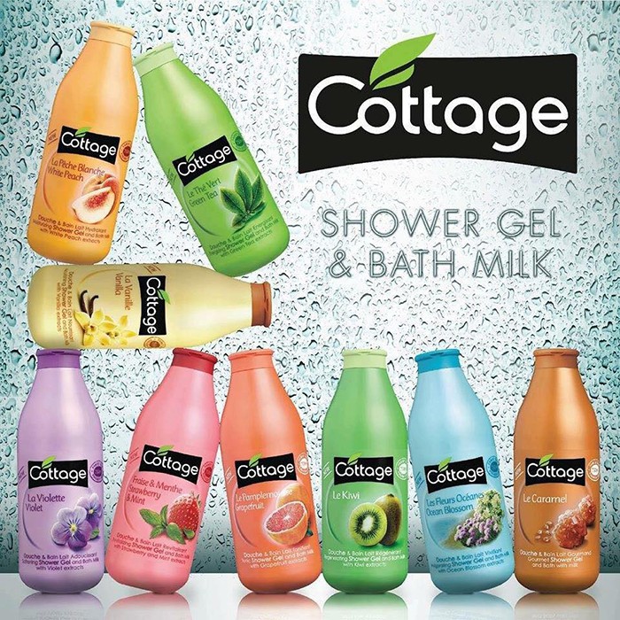 Sữa tắm Cottage Shower Gel & Bath Milk 750ml - mẫu mới