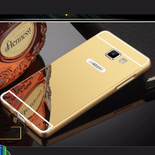 Ốp gương vàng Samsung Galaxy A5 (2017) Tặng kính cường lực