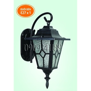 đèn vách tường ngoài trời  - đèn gắn cột