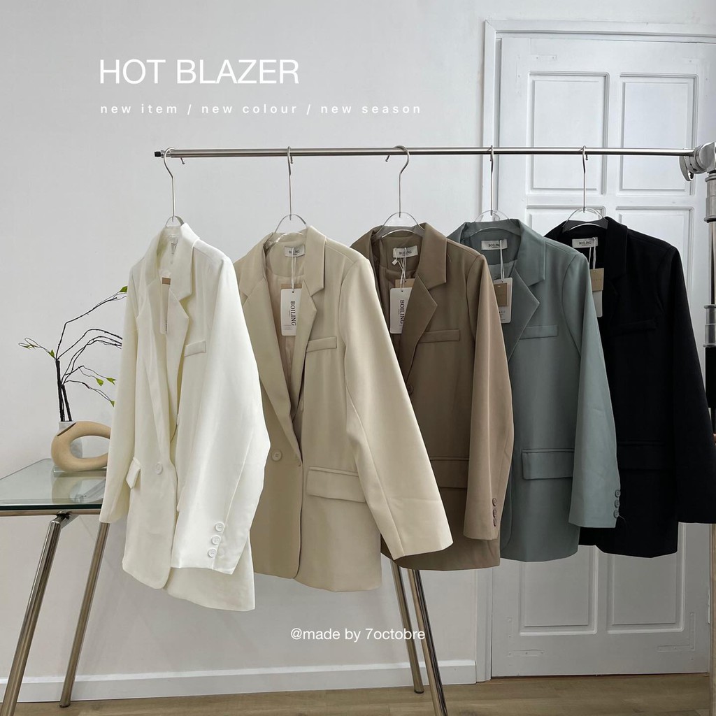 Áo khoác blazer 4 cúc nắp 007