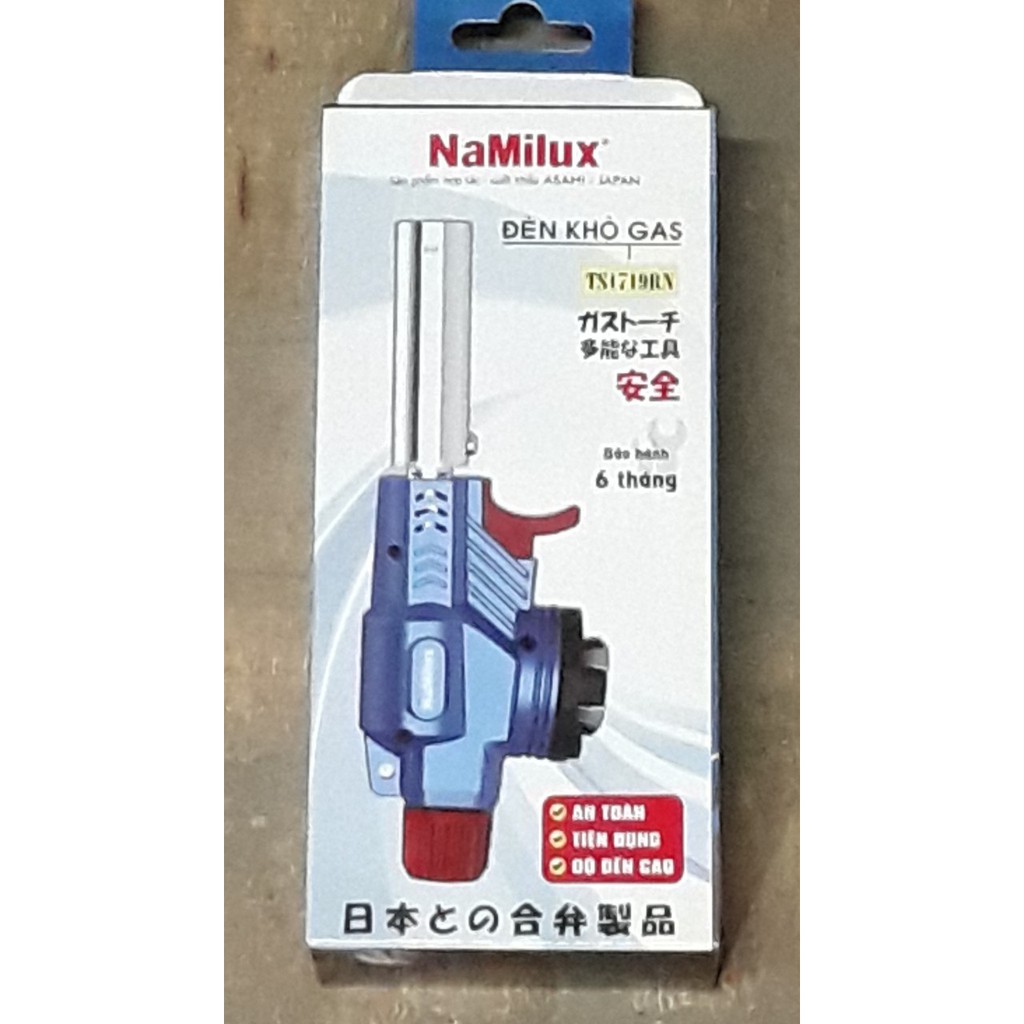 Đầu Khò Gas NaMilux - Sử Dụng Cho Bình Gas Mini - Đèn Khò Ga Có Mồi Lửa TS1719RN