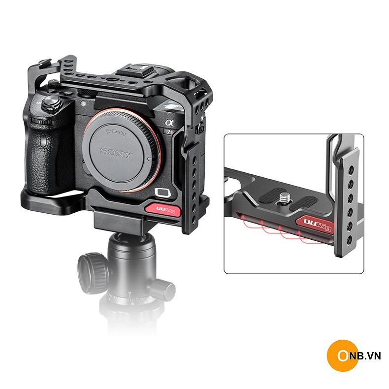 Uurig Cage R063 Khung cho Sony Alpha a73 a7iii a7r3