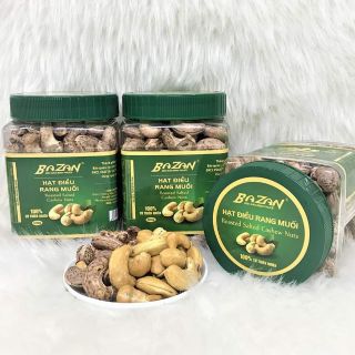 Combo 3 Hũ  hạt điều rang muối Bazan Bình Phước