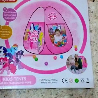 Lều Hình Tam Giác Họa Tiết Ngựa Pony Xinh Xắn