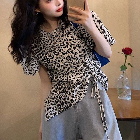 áo hoạ tiết da beo