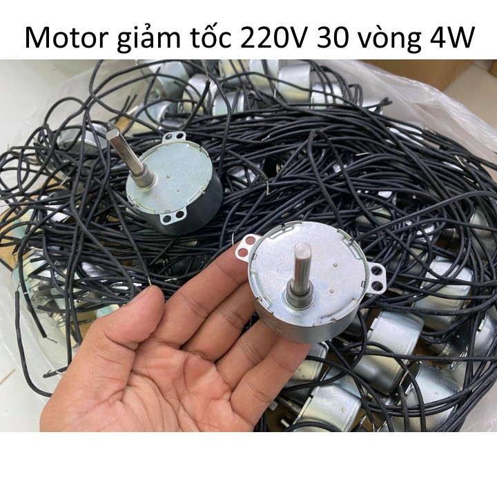 motor giảm tốc 220V 4W 30rpm