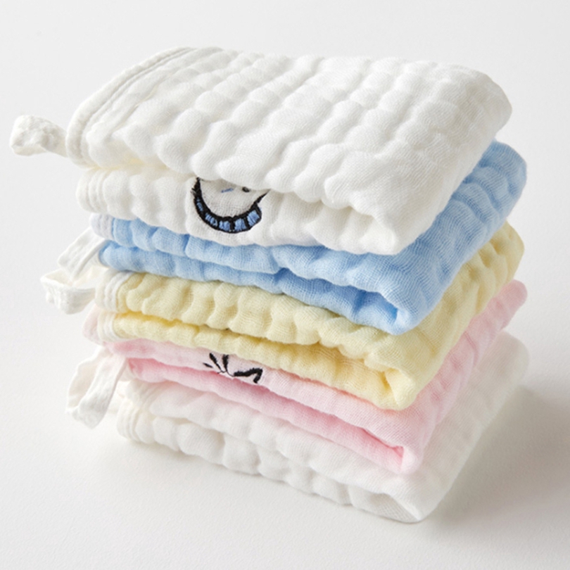 Set 5 khăn tắm và lau mặt từ cotton dành cho trẻ em