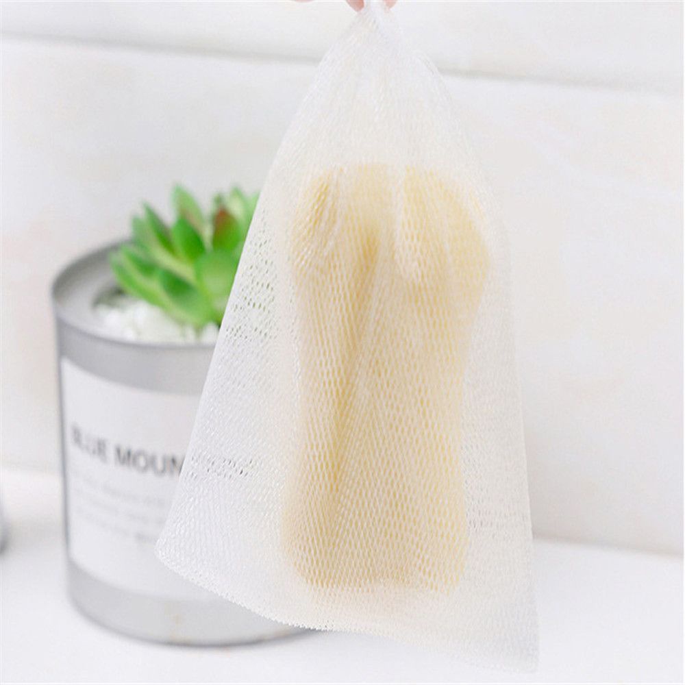 Túi Lưới Tạo Bọt Xà Phòng Rửa Mặt Thủ Công Dạng Treo Cho Nhà Tắm