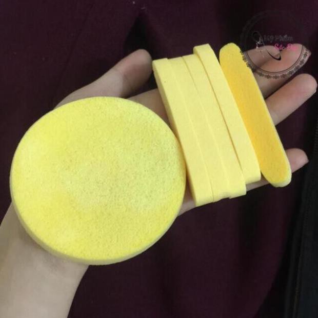 Bông mút rửa mặt dạng nén Chivey Bọt biển mềm mịn làm sạch da và giảm mụn Hàng loại 1 (Chính hãng) | BigBuy360 - bigbuy360.vn