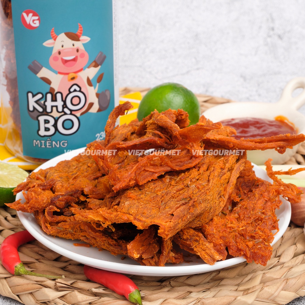 Thịt & hải sản khô Vietgourmet cao cấp tổng hợp, khô bò gà chất lượng cao vị ngon tự nhiên, không chất bảo quản