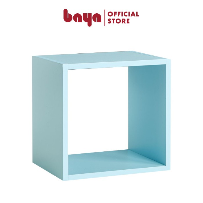 Kệ để sách đa năng tổ ong 1 ô vuông BAYA SUND MFC nhiều màu sắc kích thước D30xW37.1xH37.1