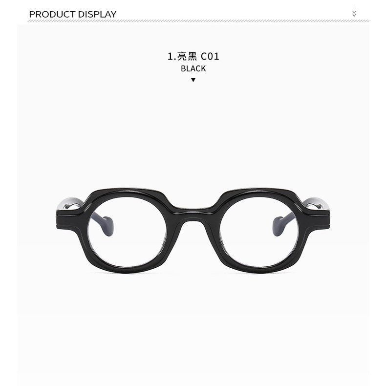 Kính Mát Gọng Tròn Chống Ánh Sáng Xanh Phong Cách Retro Cho Nam Nữ