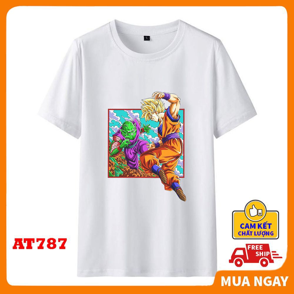 ÁO thun nam nữ rẻ đẹp in hình 7 Viên Ngọc Rồng DRAGON BALL vải thun mềm mịn fom rộng cao cấp mới nhất 2020 ⚡