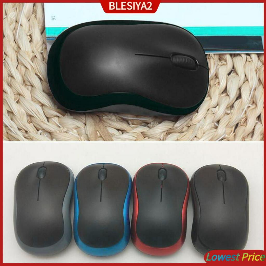 2.4GHz Slim Compact Wireless Mouse 1000dpi &amp; USB Receiver for Laptops Red
