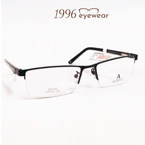Gọng Kính kim loại nửa viền nam nữ chính hãng Avanta