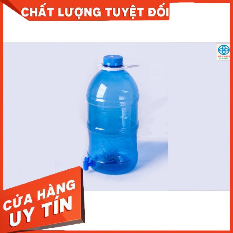 Bình Gallon Việt Nhật 7,5 lít, 18 lít, 20 lít - Bình Nước Nhựa Việt Nhật - Bình gallon 20 lít Có Vòi Rót