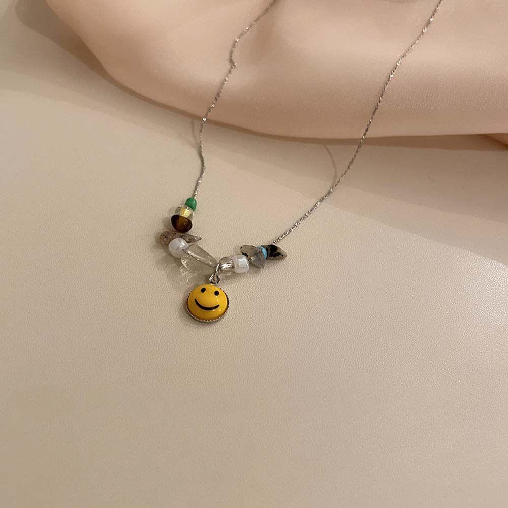 ANEMONE Vòng Cổ Choker Bằng Thép Titan Mặt Đầu Lâu Phong Cách Punk Đơn Giản Cho Nữ