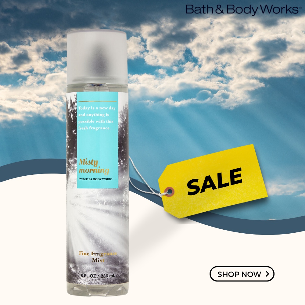 Xịt Thơm Toàn Thân Bath And Body Works Misty Morning -  Body Mist
