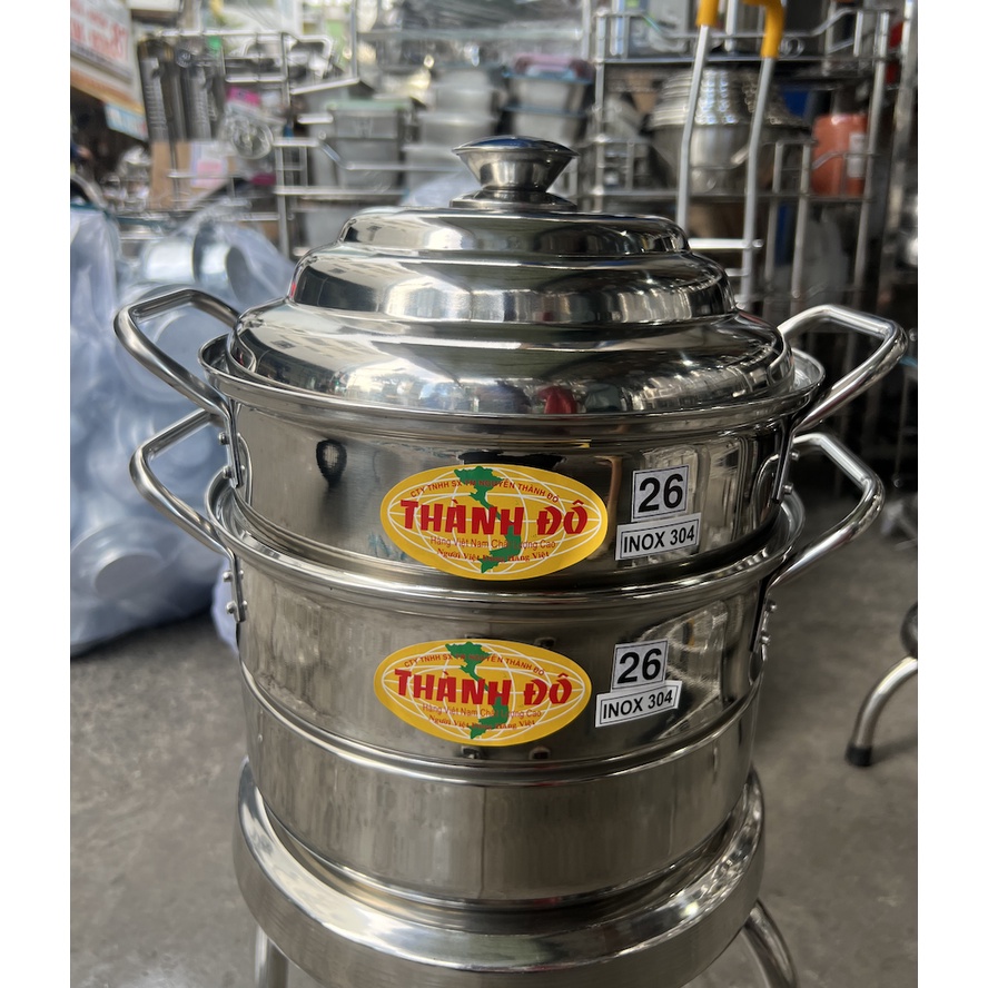 Bộ Nồi Xửng Hấp INOX 304 Thành Đô Đủ Size