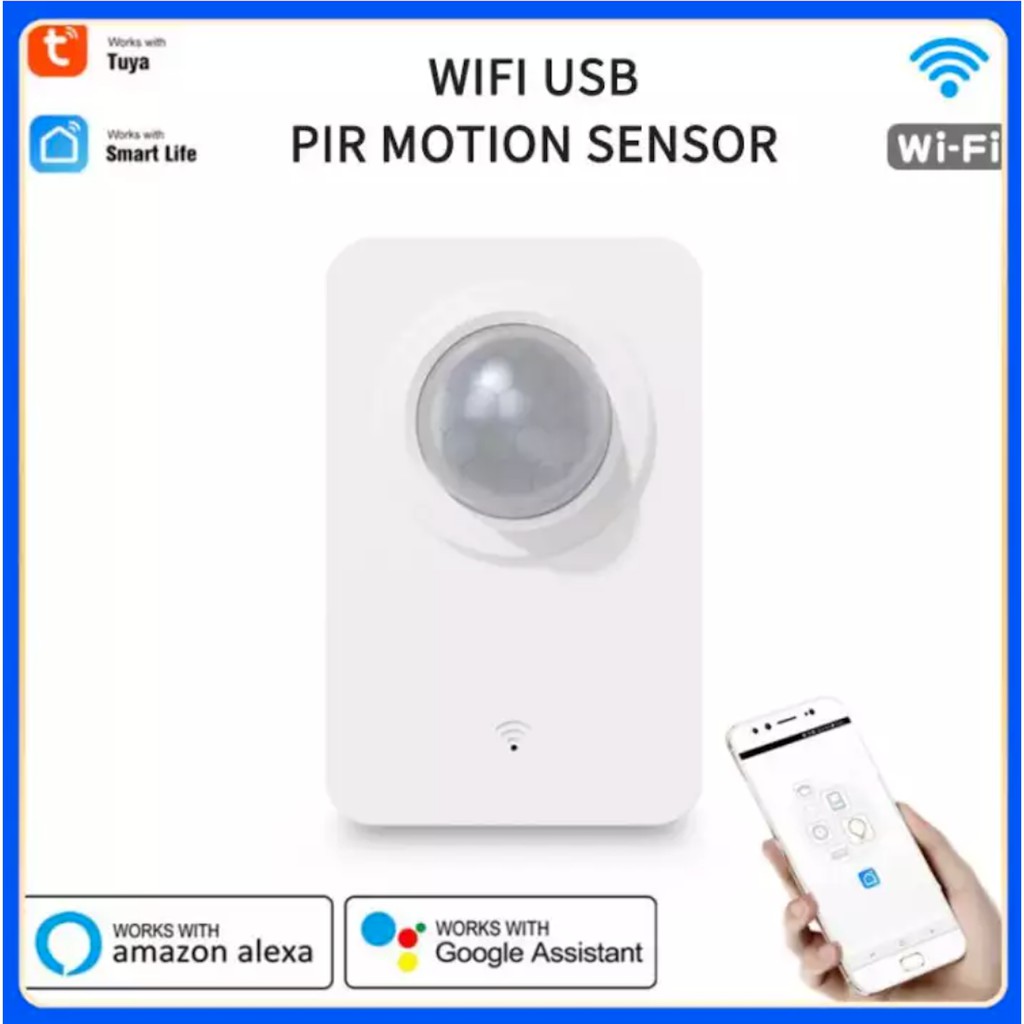 Cảm biến phát hiện chuyển động PIR Motion Sensor, Hệ Tuya, kết nối Wifi, App Smart Life/ Tuya.