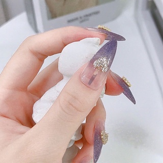 Phụ kiện charm tim đá gắn móng tay