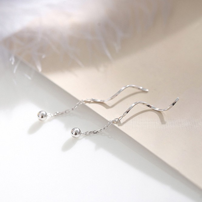 BÔNG TAI BẠC SỢI MẢNH - MELY 1062