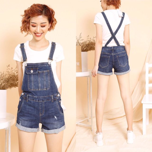 Yếm short bò rách nhẹ | BigBuy360 - bigbuy360.vn