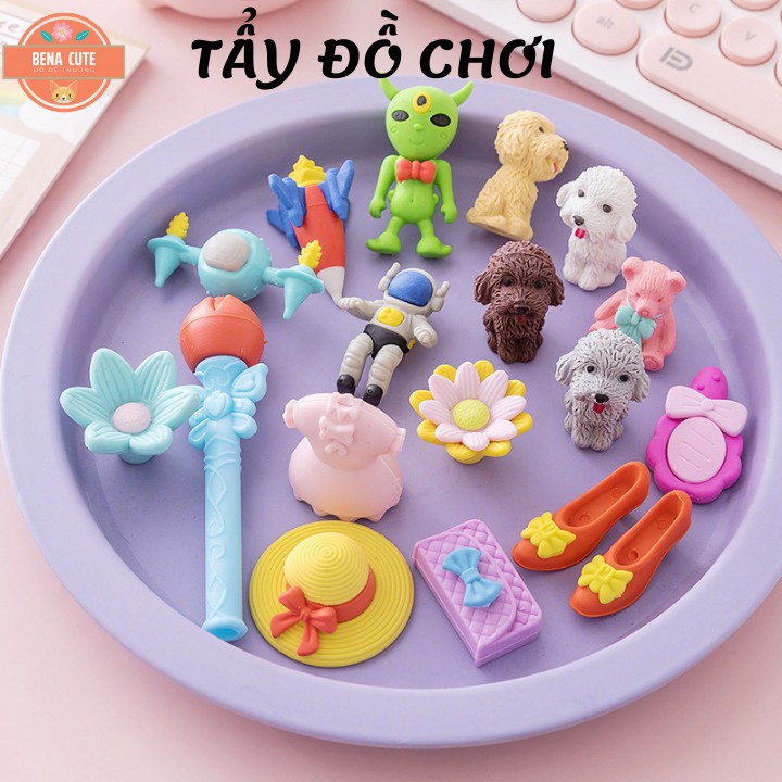 Đồ chơi sáng tạo 🍒 HOẠT HÌNH🍒 nhiều nhân vật cute ngộ nghĩnh bằng tẩy an toàn cho bé